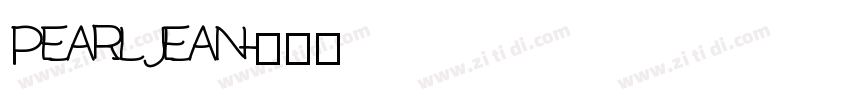 Pearl Jean字体转换